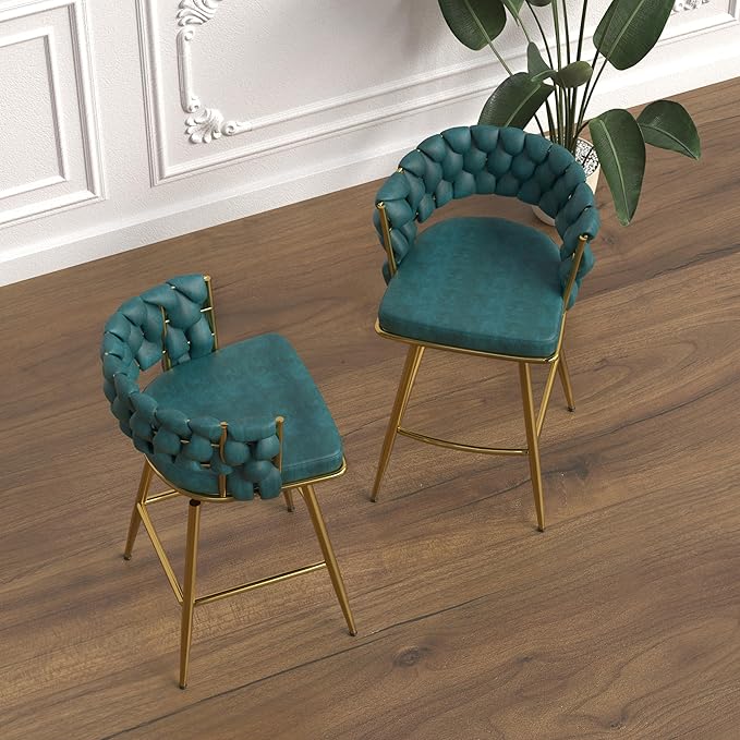 NicBex Haerin-SD-00362-LWJ Dining Chairs, 18.1"x18.1"x35.8", Blue - LeafyLoom