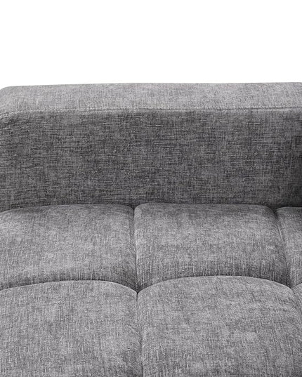89'' L Shaped Upholstered Convertible Sleeper Sectional Sofa with Storage Chaise and Pull-Out Bed, 3-Seat Reversible Corner Couches for Living Rooms, Offices, Apartment, Gray, 89 Inch - LeafyLoom