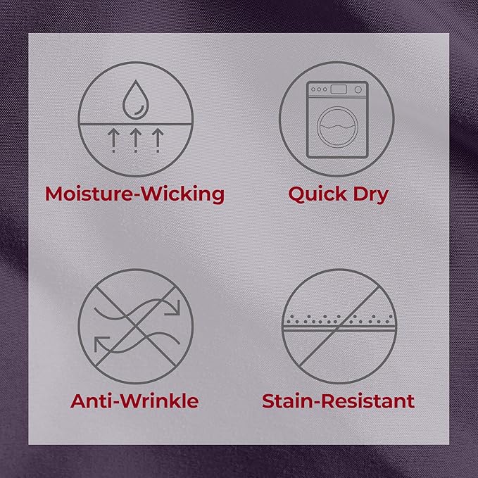 Mellanni Twin XL Sheets Set - 3 PC Iconic Collection Bedding Sheets & Pillowcases - Hotel Luxury, Extra Soft, Cooling Bed Sheets - Deep Pocket up to 16 inch (Twin Extra Long, Purple) - LeafyLoom