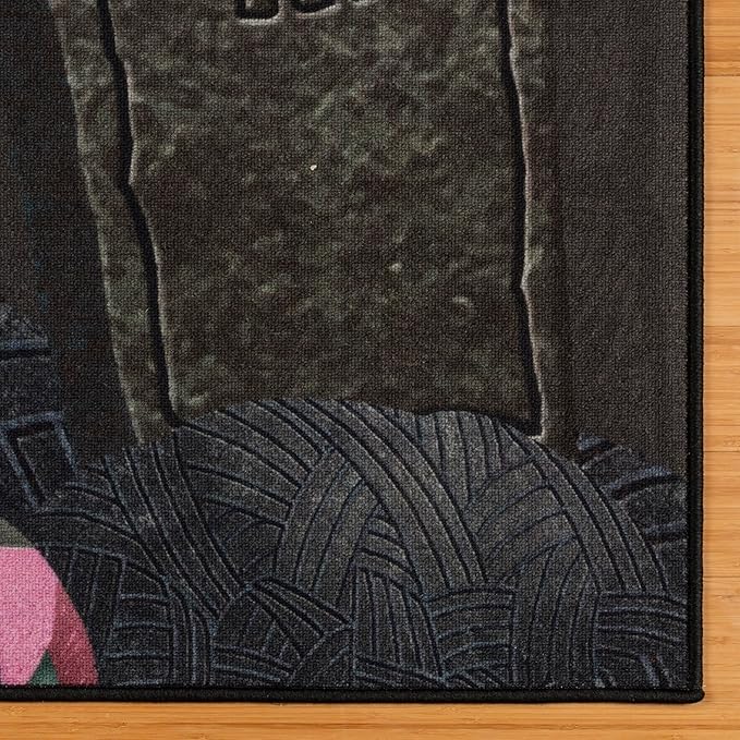 Gertmenian Disney Nightmare Before Christmas Jack & Sally Area Rug for Children & Teens | Kids Home Decor for Girls & Boys | 4x6 Large, Multi, 28600 - LeafyLoom