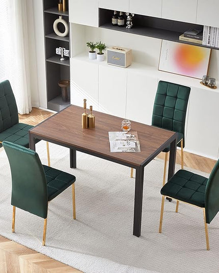 NicBex Haerin-SD-00335-LWJ Dining Chairs, 20.3"x16.1"x36.2", Green - LeafyLoom