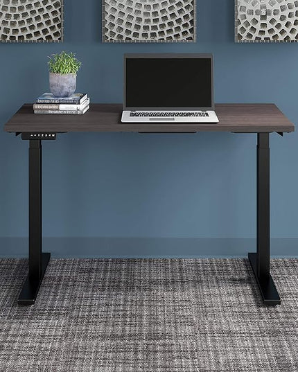 Bush Business Furniture Move 60 Electric Ergonomic Sit-Stand Computer Table for Home and Professional Office, 48W x 24D, Storm Gray - LeafyLoom