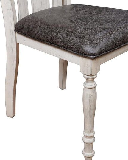 NicBex Haerin-SD-00167-LWJ Dining Chairs, 21.8"x18"x38.8", Antique White - LeafyLoom