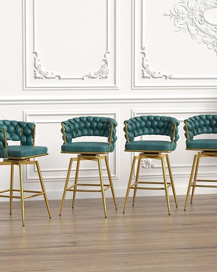 NicBex Haerin-SD-00362-LWJ Dining Chairs, 18.1"x18.1"x35.8", Blue - LeafyLoom