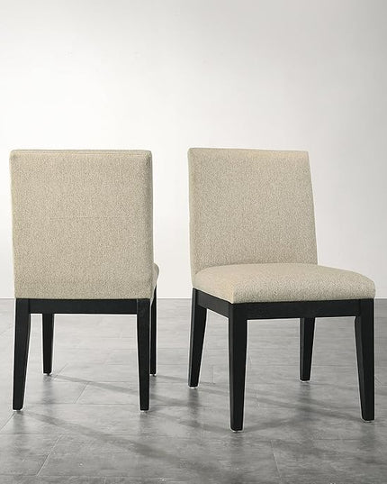 NicBex Haerin-SD-00169-LWJ Dining Chairs, 19"x22"x34", Beige - LeafyLoom