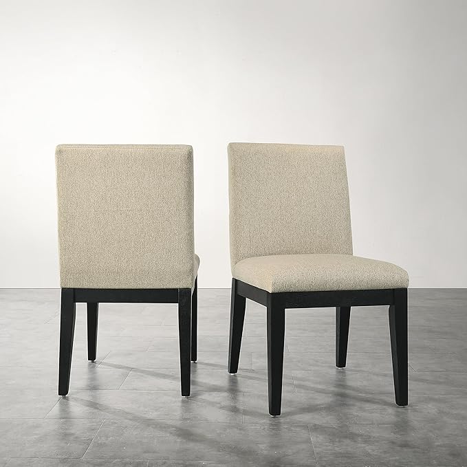 NicBex Haerin-SD-00169-LWJ Dining Chairs, 19"x22"x34", Beige - LeafyLoom