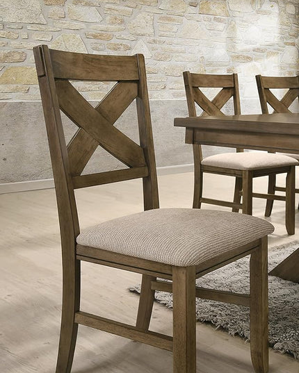 NicBex Haerin-SD-00151-LWJ Dining Chairs, 18.5"x17"x39.5", Brown - LeafyLoom