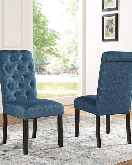 NicBex Haerin-SD-00145-LWJ Dining Chairs, 21"x18"x39.2", Blue - LeafyLoom