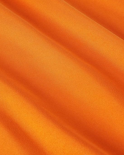 Amazon Basics 2 Piece Microfiber Kid's Comforter and Pillow Sham Set, Toddler, Bright Orange, Solid - LeafyLoom