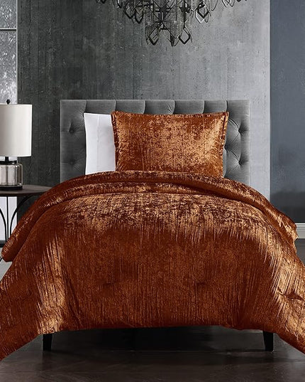 Riverbrook Home Turin Comforter Set, Twin, Spice, 2-Piece Set - LeafyLoom