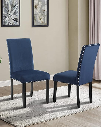 NicBex Haerin-SD-00164-LWJ Dining Chairs, 19"x22.6"x38.3", Blue - LeafyLoom