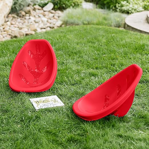 ECR4Kids Leaf Floor Seat, Rocker Chair, Red, 6-Piece - LeafyLoom