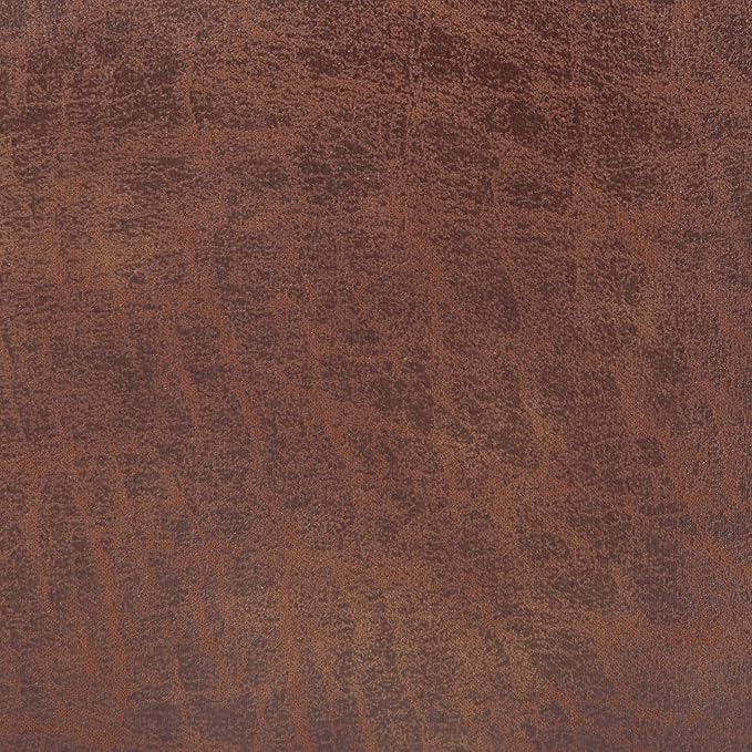 SIMPLIHOME Owen 36 Inch Wide Mid Century Modern Square Coffee Table Lift Top Storage Ottoman in Upholstered Distressed Saddle Brown Faux Leather, For the Living Room - LeafyLoom
