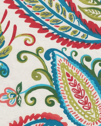 HomePop Parsons Classic Upholstered Accent Dining Chair, Set of 2, Colorful Paisley - LeafyLoom