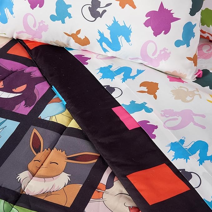 Northwest Pokemon Bed in a Bag Set, Full, Kanto Favorites - LeafyLoom