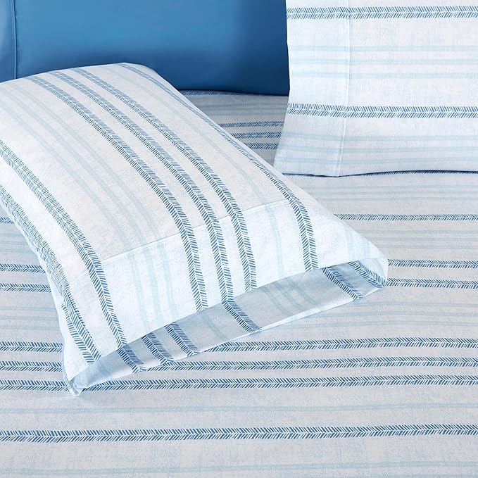 Elegant Comfort Softest and Coziest 4-Piece Sheet Set - 1500 Premium Hotel Quality Microfiber - Deep Pocket, Wrinkle Resistant 4-Piece Floral Bed Sheet Set, Twin XL, Traci Aqua - LeafyLoom