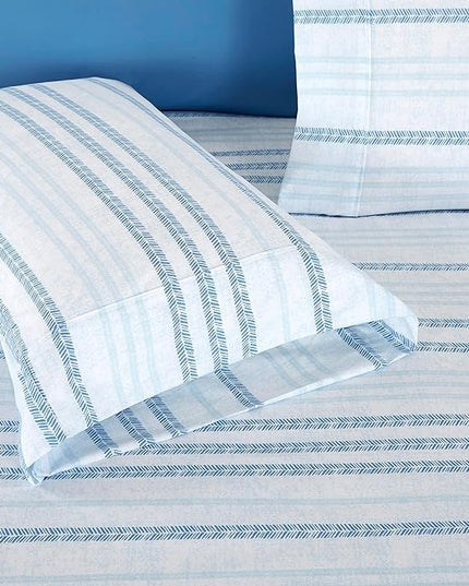 Elegant Comfort Softest and Coziest 4-Piece Sheet Set - 1500 Premium Hotel Quality Microfiber - Deep Pocket, Wrinkle Resistant 4-Piece Floral Bed Sheet Set, Twin, Traci Aqua - LeafyLoom