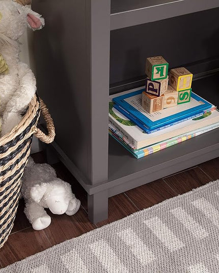 DaVinci Autumn Bookcase/Hutch in Slate - LeafyLoom