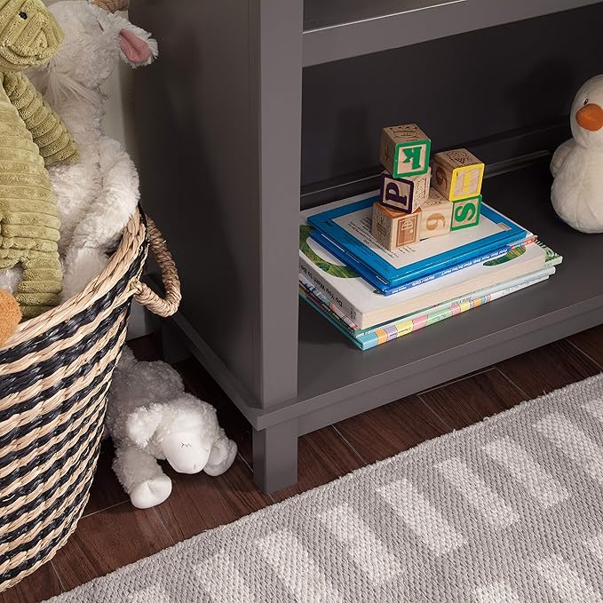 DaVinci Autumn Bookcase/Hutch in Slate - LeafyLoom