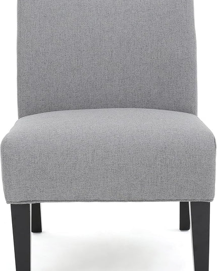 Christopher Knight Home Kendal Grey Fabric Accent Chair (Set of 2), 2-Pcs Set - LeafyLoom