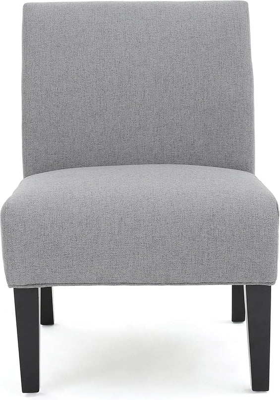 Christopher Knight Home Kendal Grey Fabric Accent Chair (Set of 2), 2-Pcs Set - LeafyLoom