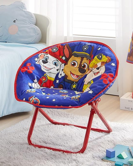 Idea Nuova Saucer Chair, Paw Patrol/Blue - LeafyLoom