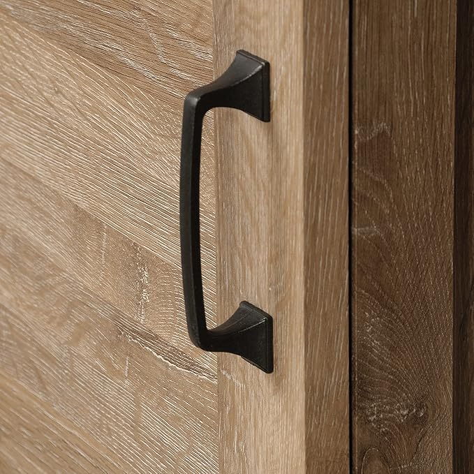 Sauder Garden Villa Desk, L: 59.06" x W: 20.71" x H: 29.80", Orchard Oak Finish - LeafyLoom