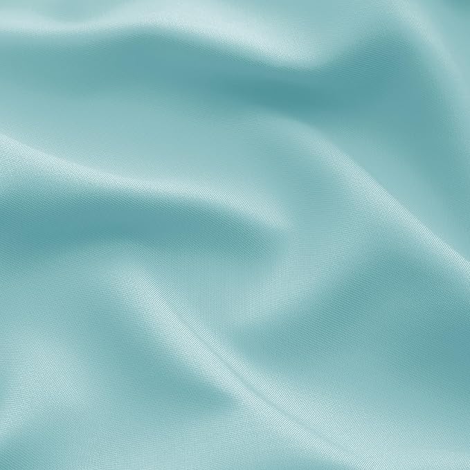 Bedsure Queen Sheets, Rayon Derived from Bamboo, Queen Cooling Sheet Set, Deep Pocket Up to 16", Breathable & Soft Bed Sheets, Hotel Luxury Silky Bedding Sheets & Pillowcases, Blue Tint - LeafyLoom