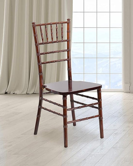 Flash Furniture 2 Pack HERCULES Series Fruitwood Chiavari Chair - LeafyLoom