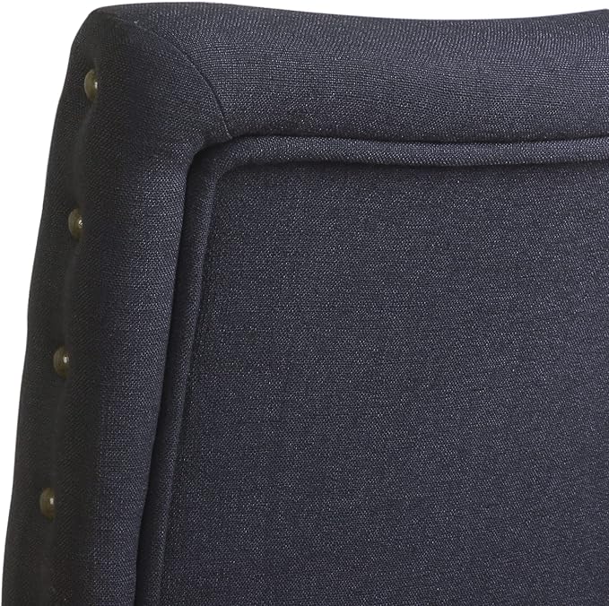 HomePop Classic Parsons Dining Chairs, Set of 2, Deep Navy - LeafyLoom