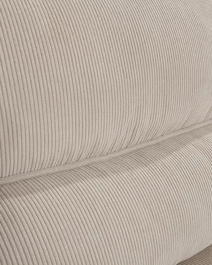 Corduroy Upholstered Convertible Futon Loveseat Sofa Bed, 3 Seater Multi-Functional Reclining Couch Pull Out Sofabed Sofá Cama Para Sala w/Adjustable Backrest, Furniture for Living Room Office - LeafyLoom