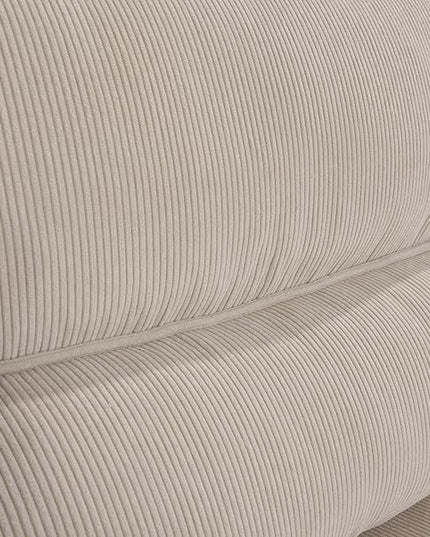 Queen Size Loveseat Sleeper Sofa,3 in 1 Soft Corduroy Upholstered Oversized Convertible Love Seat Sofabed cum Daybed W/Pull Out Sleep Couch Bed and Reclining Backrest for Living Space, 75“, Beige - LeafyLoom