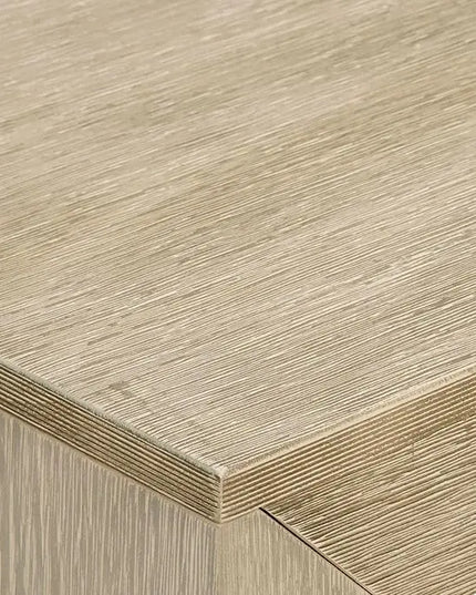 Plank+Beam Modern Rectangular Coffee Table, Solid Wood, 48 Inch, Medium Sized Coffee Table, Center Tables for Small Spaces, Living Space Medium Tea Table, Seashell Wirebrush - LeafyLoom