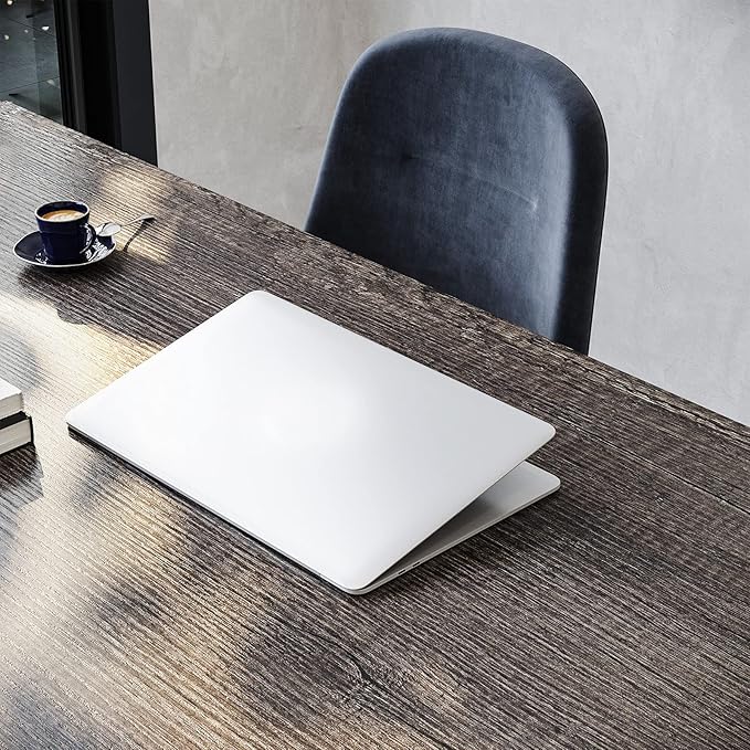 Coleshome 40 Inch Computer Desk, Modern Simple Style Desk for Home Office, Study Student Writing Desk, Grey Oak - LeafyLoom