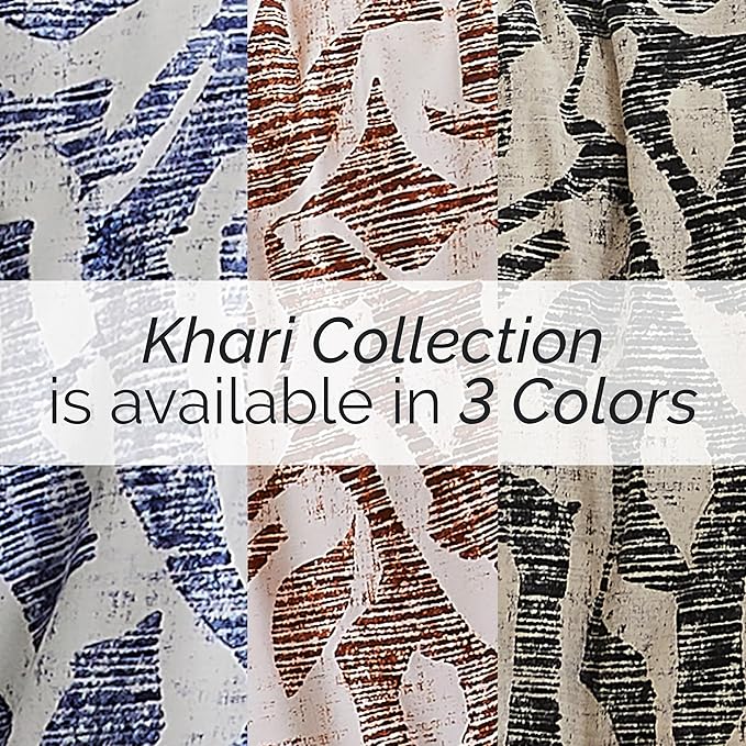 Southshore Fine Living, Inc. Oversized King Comforter Bedding Set, Down Alternative filling, modern Abstract bedding set, King/Cal King Comforter & Matching Shams, Blue Khari - LeafyLoom