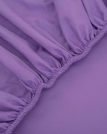 Seersucker Purple Queen Size Comforter Sets for Girls Women Boho Purple Seersucker Bedding Set & Collections 5 Pieces-Soft Lightweight Microfiber Bed Set for All Season,Queen 90''x90''… - LeafyLoom