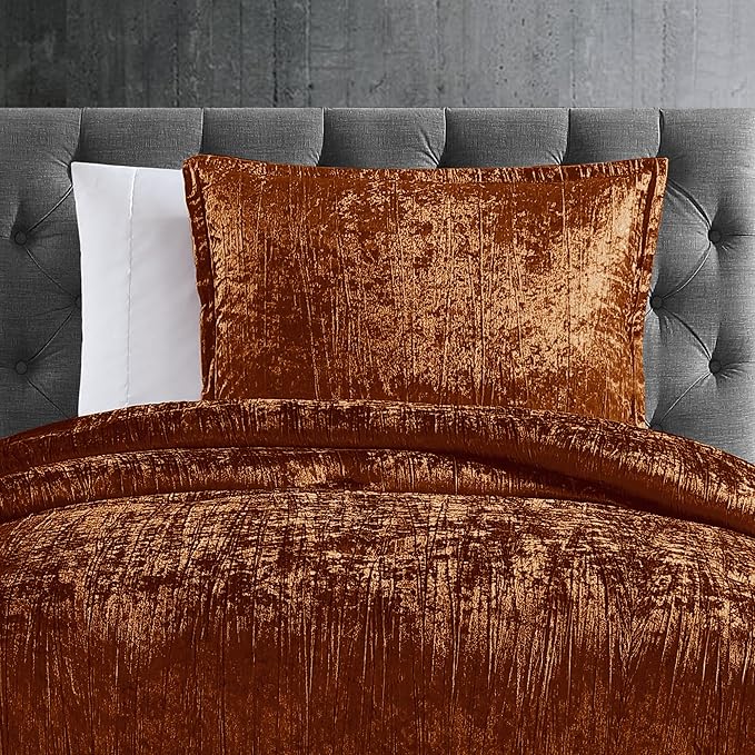 Riverbrook Home Turin Comforter Set, Twin, Spice, 2-Piece Set - LeafyLoom