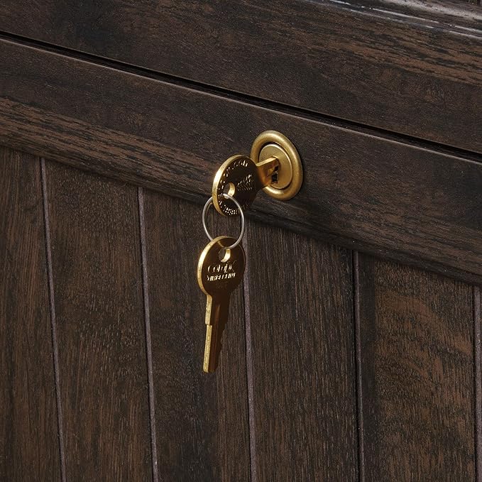 Sauder Costa Lateral File, Coffee Oak finish - LeafyLoom
