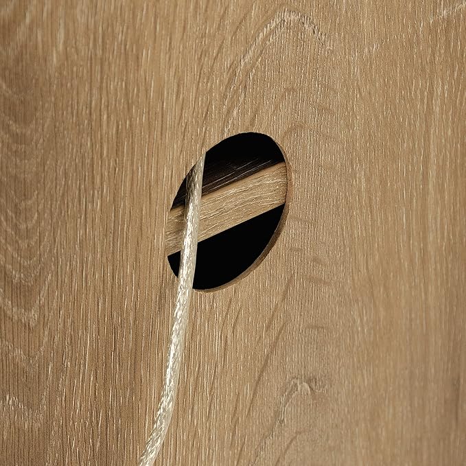 Sauder Garden Villa Desk, L: 59.06" x W: 20.71" x H: 29.80", Orchard Oak Finish - LeafyLoom