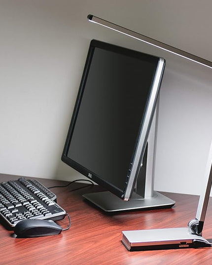 Lorell LLR13201 - Smart Device Slot/USB Task Light - LeafyLoom