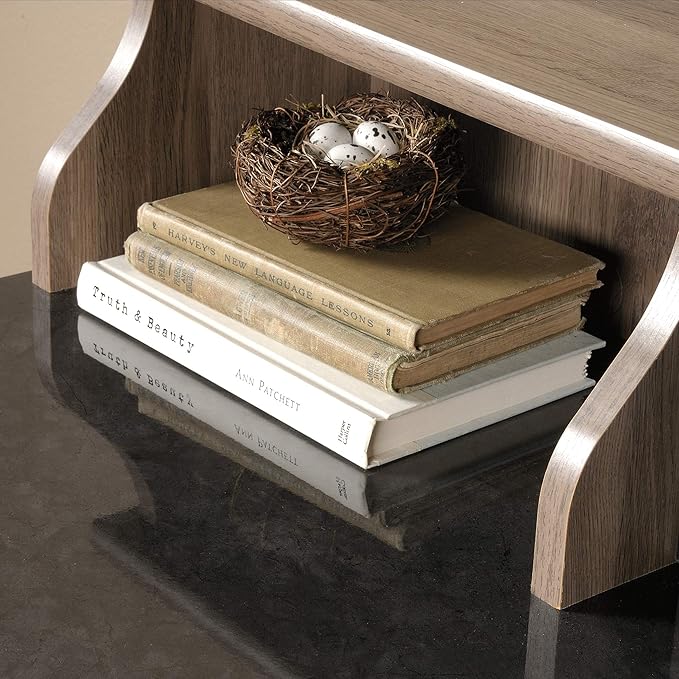 Sauder Graham Hill Desk, Salt Oak finish - LeafyLoom