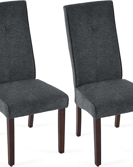 NicBex Haerin-SD-00130-LWJ Dining Chairs, 17"x18.5"x40.2", Dark Gray - LeafyLoom