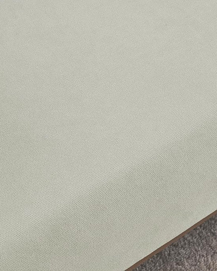 Modern Linen Upholstered 3-Seat Sofa Couch with Stainless Steel Trim and Metal Legs for Living Room, 2 Pillows Included, 72.83", Beige-119 - LeafyLoom