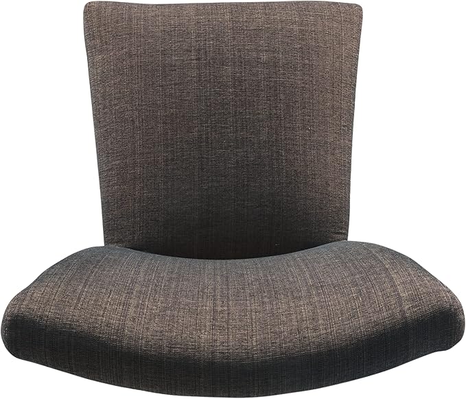 HomePop Parsons Classic Dining Chair, Single Pack,Textile, Crosshatch Brown - LeafyLoom