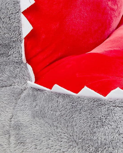 Trend Lab Shark Toddler Chair Plush Character Kids Chair Comfy Furniture Pillow Chair for Boys and Girls, 21 x 19 x 19 inches - LeafyLoom
