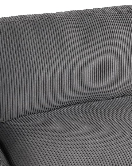 Free Combination Oversized Modular Sectional Sofa with Movable Ottomans, L/U Shaped Reversible Corner Couch,6 Seater Corduroy Upholstered Sofa&Couch Convertible Sleeper Sofabed for Living Room - LeafyLoom
