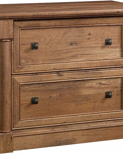 Sauder Palladia File Cabinet, Vintage Oak finish - LeafyLoom