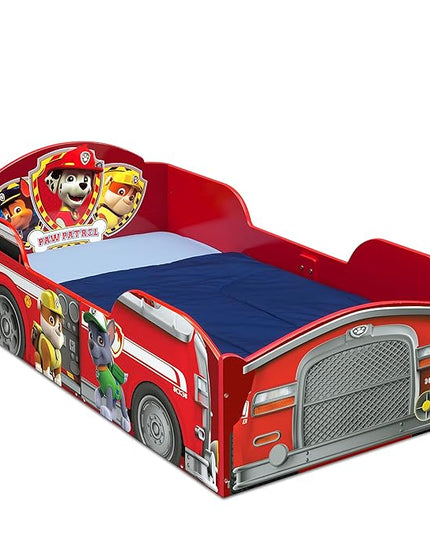 Delta Children Wood Toddler Bed - Greenguard Gold Certified, Nick Jr. PAW Patrol - LeafyLoom