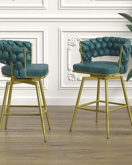 NicBex Haerin-SD-00362-LWJ Dining Chairs, 18.1"x18.1"x35.8", Blue - LeafyLoom