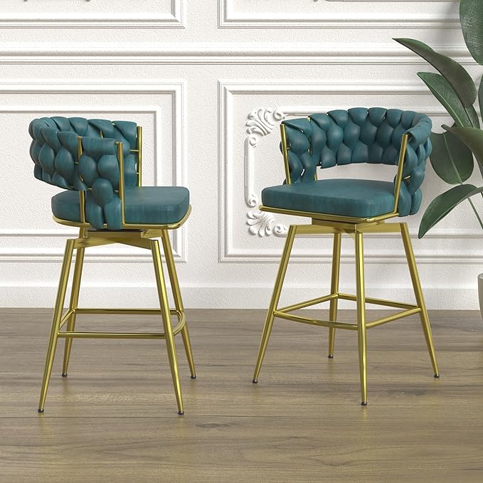 NicBex Haerin-SD-00362-LWJ Dining Chairs, 18.1"x18.1"x35.8", Blue - LeafyLoom